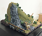 Model of a hillside