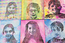 Painting portraits