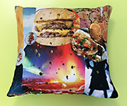 Designed and printed cushion